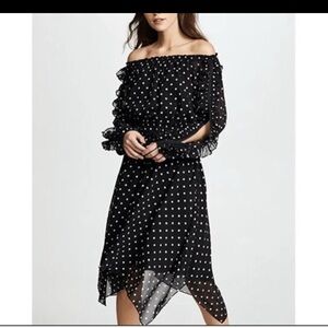 Club Monaco Polka Dot Dress Sz XS, fits S